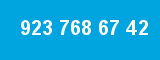 923 768 67 42 923 768 67 42